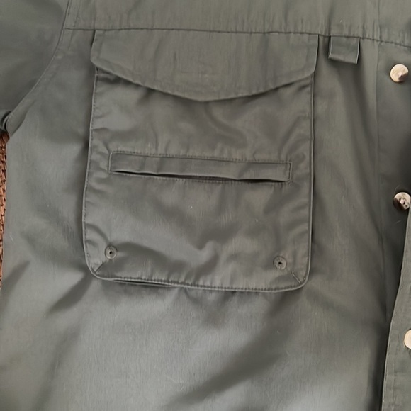 L.L.Bean Buzz Off insect shield repellent apparel Fishing Camping Shirt S - Picture 3 of 12